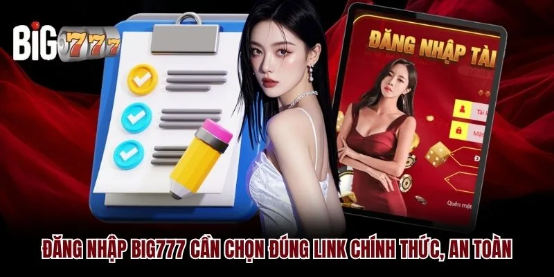 Đăng nhập Big777 cần chọn đúng link chính thức, an toàn