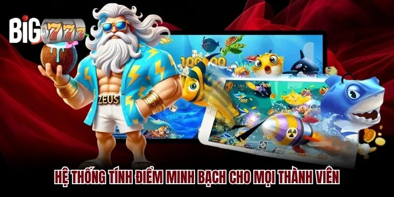 Hệ thống tính điểm minh bạch cho mọi thành viên