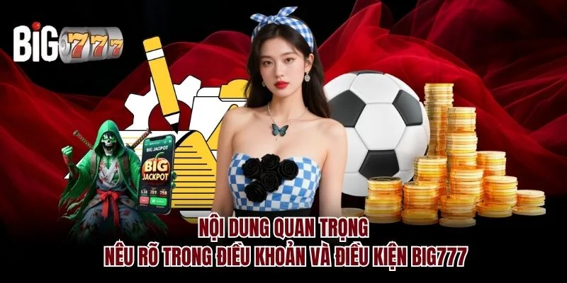 Nội dung quan trọng nêu rõ trong điều khoản và điều kiện Big777