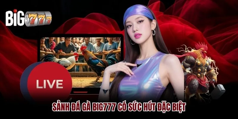 Sảnh đá gà Big777 có sức hút đặc biệt