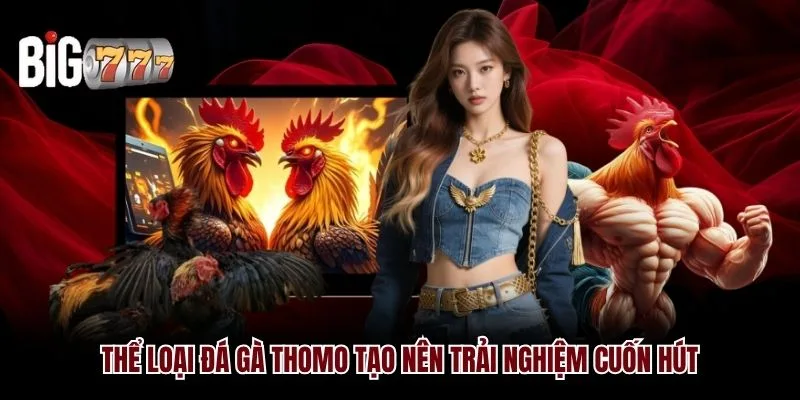 Thể loại đá gà Thomo Big777 tạo nên trải nghiệm cuốn hút